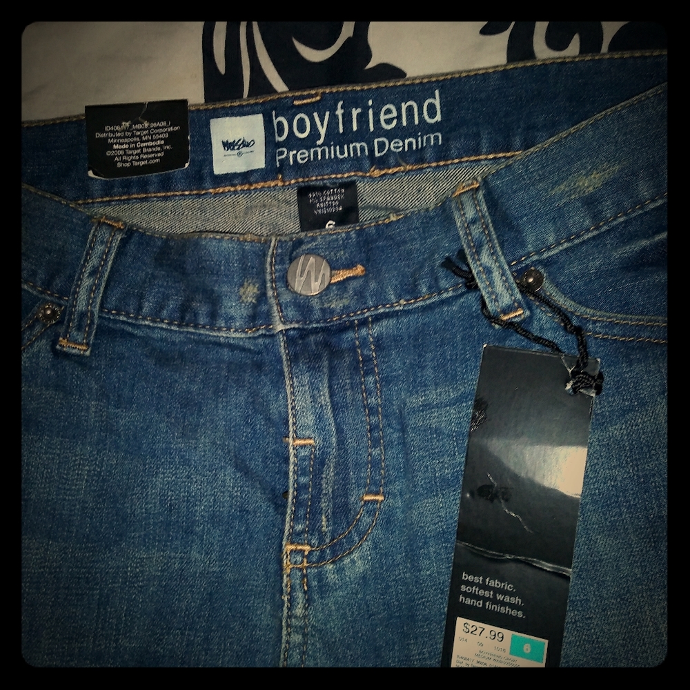 Mossimo boyfriend jeans nwt sz 6